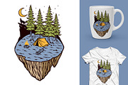 25 in 1 Bundle - Beach & Mountain, a Seasonal Illustration by gunaonedesign (Thumbnail 10 of 21)