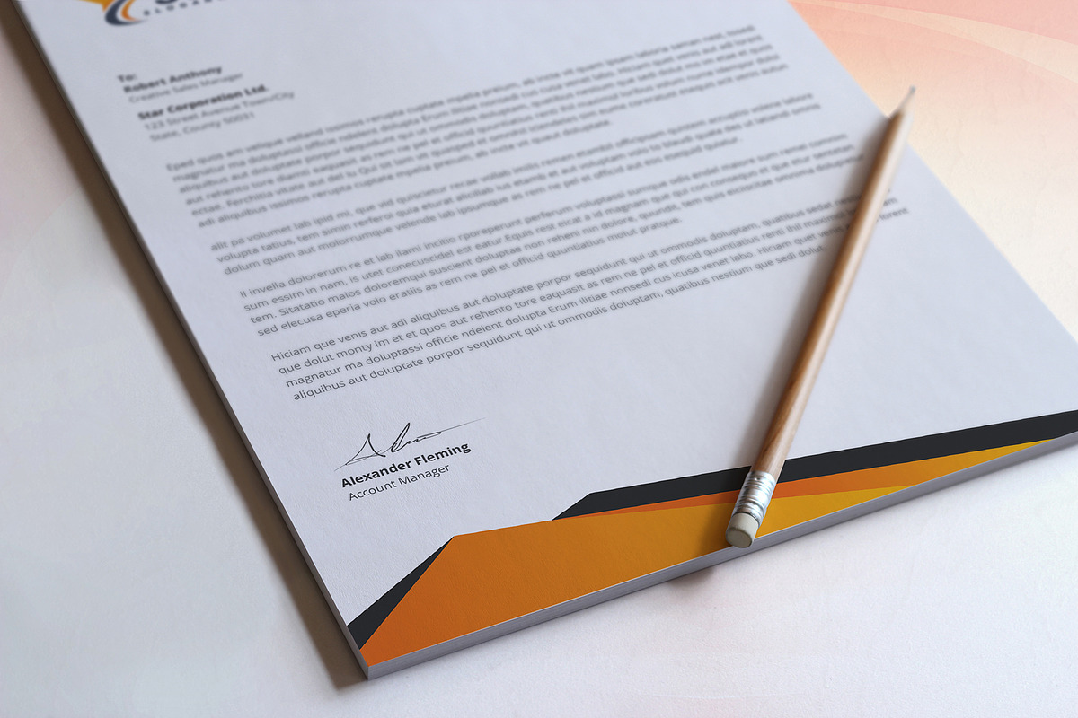 Letterhead, a Stationery Template by DesignDevisers (Photo 7 of 10)