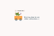 Wild Party Animal Clipart Bundle, an Animal Illustration by Petit Citizen Design (Thumbnail 9 of 9)