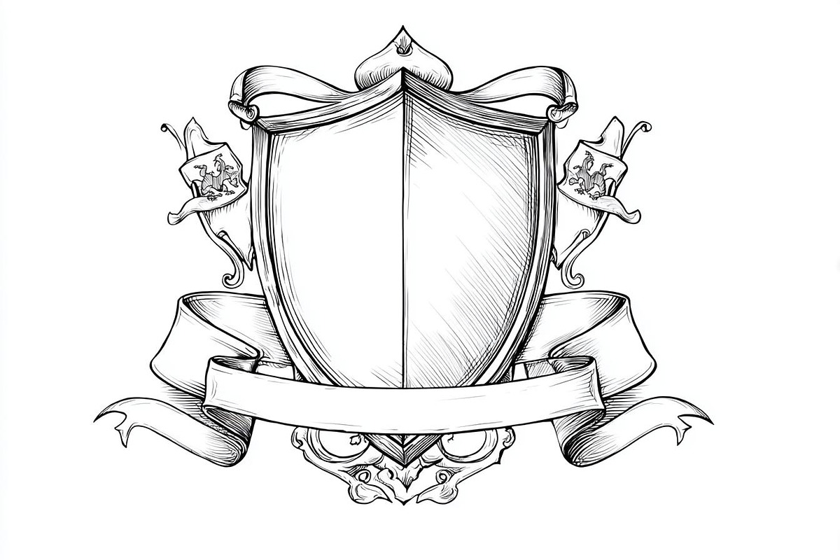 Vintage Royal Coat of Arms Emblem, a Graphic by hafijul (Photo 11 of 11)