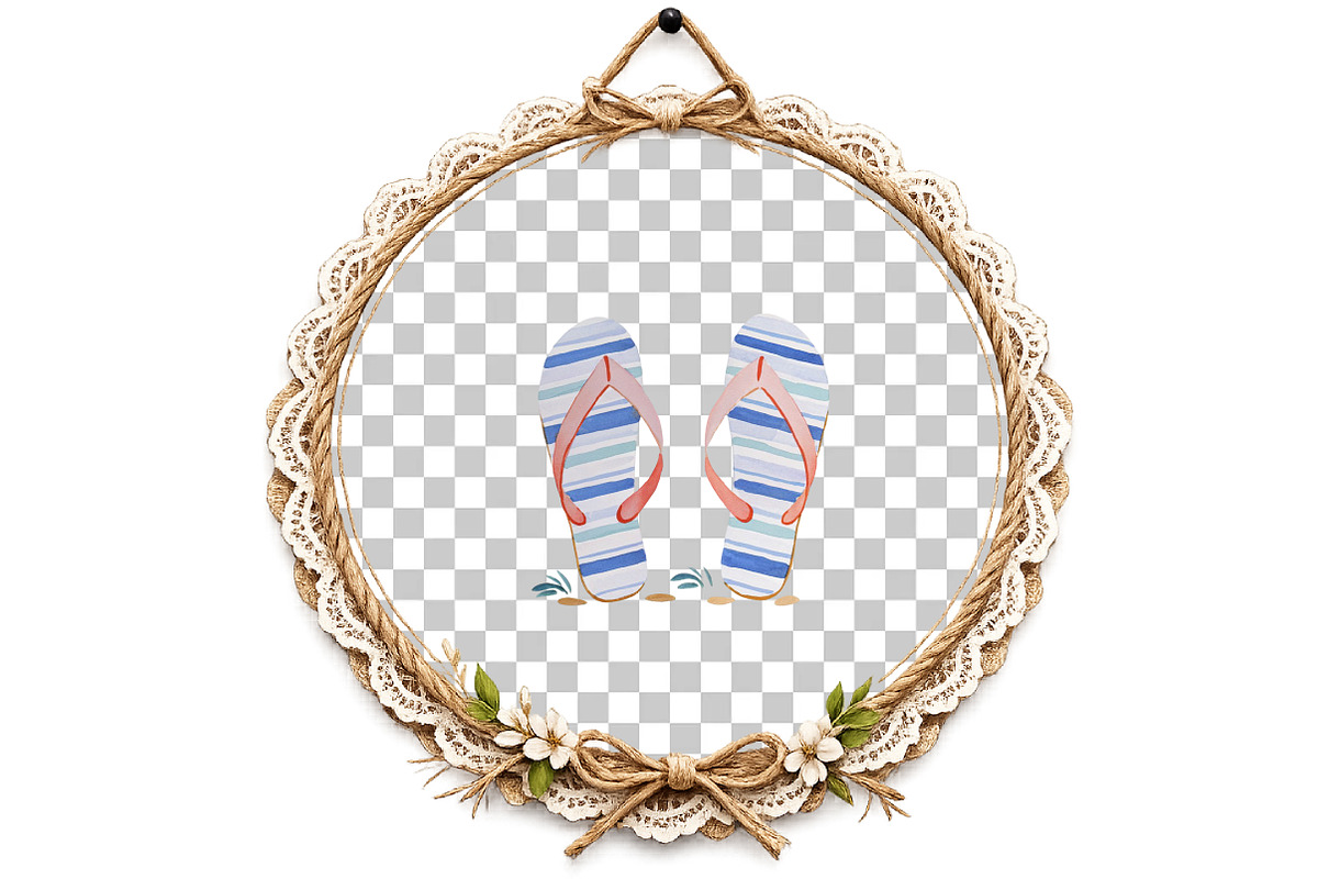 Whimsical Summer Clipart PNG, an Illustration by DreamArtGraphic (Photo 4 of 8)