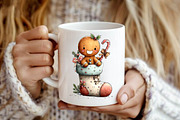 Gingerbread Christmas Clipart Bundle, a Seasonal Illustration by fashionaddict (Thumbnail 7 of 7)