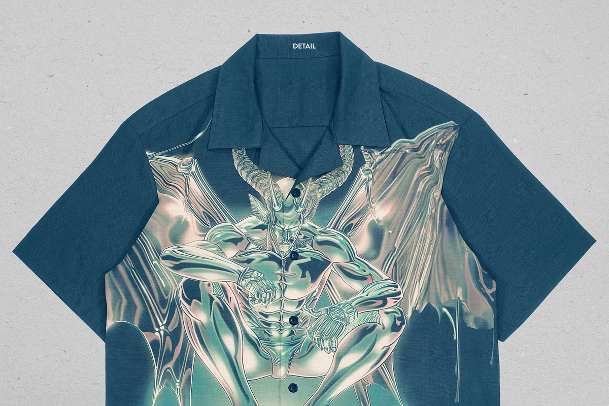 Realistic Short Sleeve Mockup, a Shirt Mockup by Uncentrifuged Pressure (Photo 5 of 5)