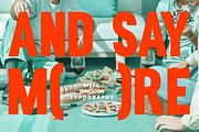Tenue Bold Display Sans Serif Font, a Sans Serif Font by Rasio Studio (Thumbnail 5 of 13)