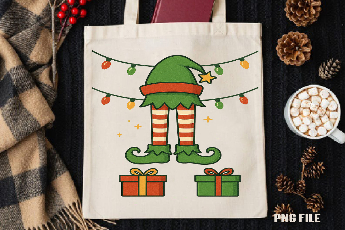 Merry Christmas  PNG, an Illustration by DreamCafeArt (Photo 3 of 4)