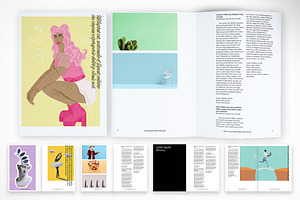 Vivid Expressions Magazine, a Print Template by McLittle Stock