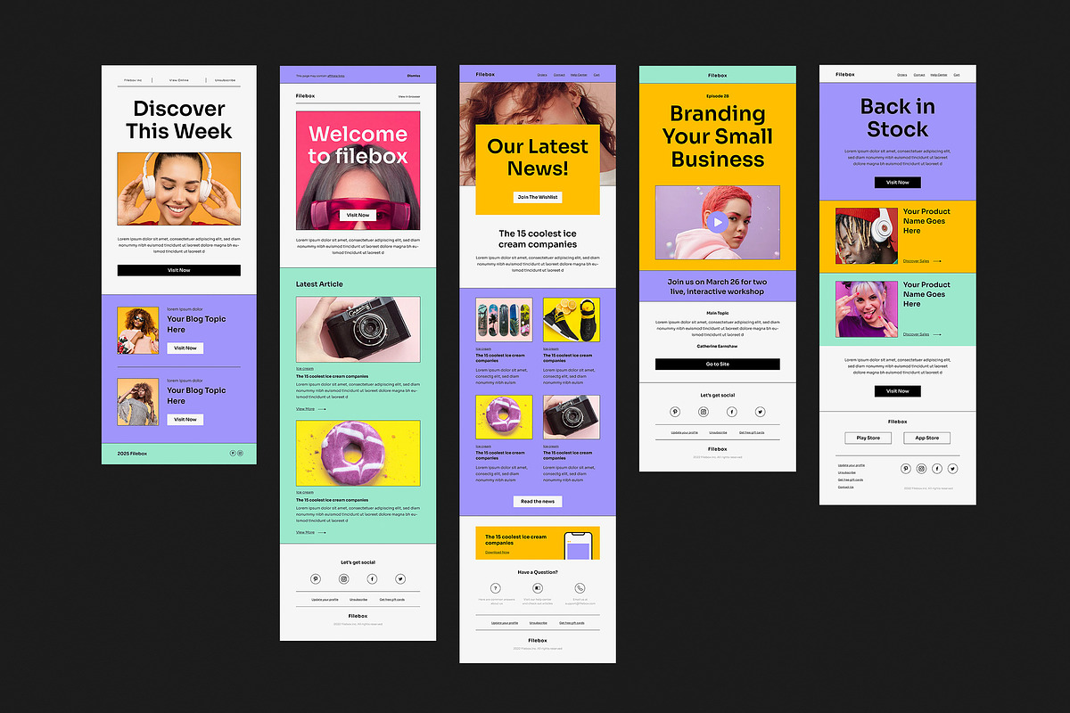 Sora Pop Email newsletter, an Email Template by Guuver (Photo 2 of 3)