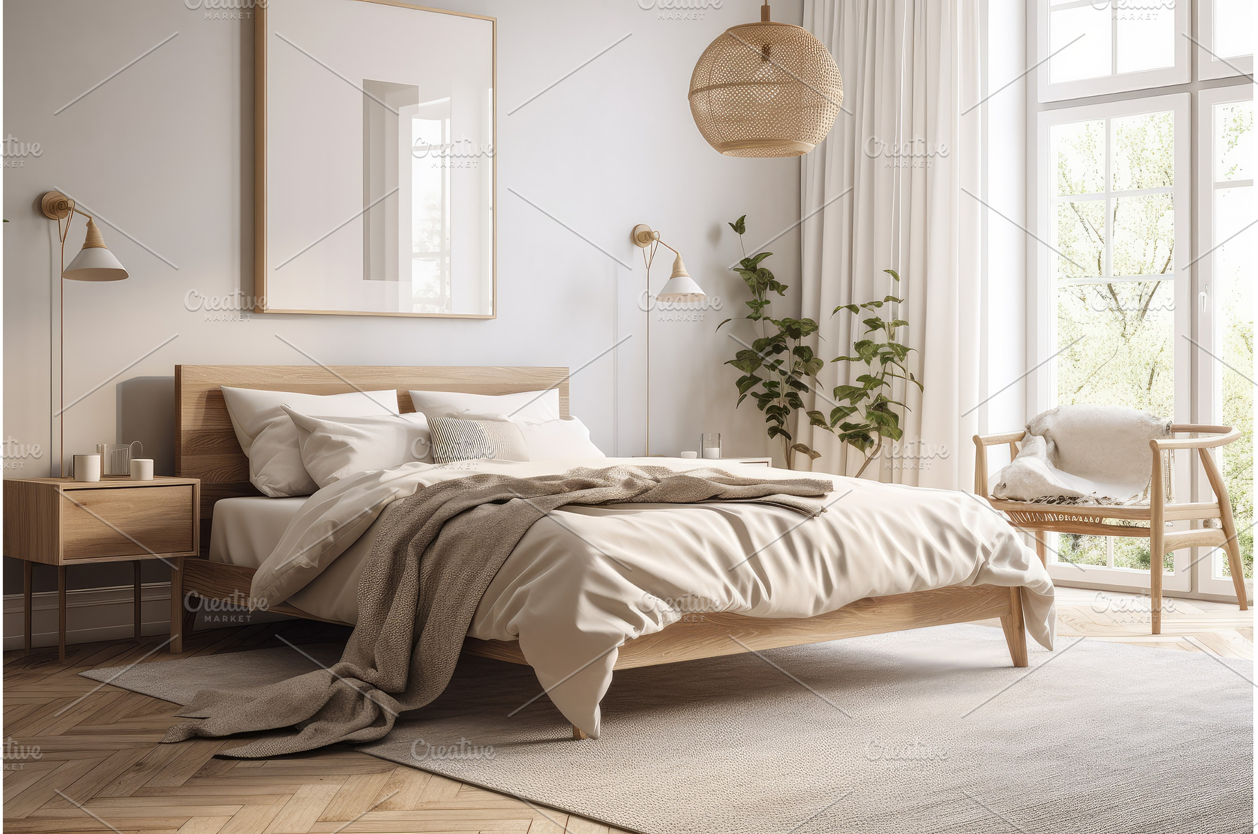 Scandinavian bedroom furniture, an Architecture Photo by Ylivdesign