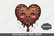 Cute Valentine Clipart Png, a Seasonal Illustration by Stickera Hub (Thumbnail 4 of 15)