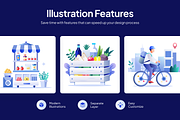 Grocery Shopping Illustrations, a Food Illustration by Prosymbols (Thumbnail 2 of 10)