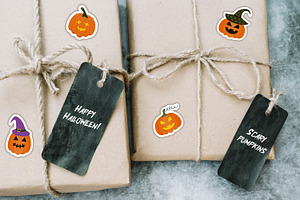 Halloween Pumpkins Stickers Bundle