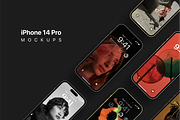 iPhone 14 Pro Mockups, an iPhone Mockup by Ui Markets (Thumbnail 8 of 13)