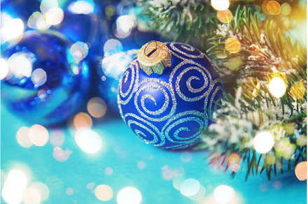 Christmas background and decor. New, a Holiday Photo by yanadjana