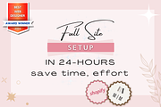 Shopify full site setup -24 hours, a Shopify Template by Millennials Marketing (Thumbnail 1 of 5)