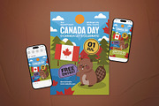 Canada Day Event Flyer Set, a Flyer Template by The Good Store (Thumbnail 1 of 2)