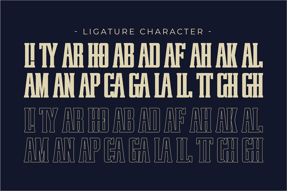 Varsity Holiday - Condensed Slab, a Slab Serif Font by Pian45 Studio (Photo 5 of 12)