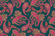 Textile paisley seamles pattern, a Pattern Graphic by antalogiya (Thumbnail 3 of 4)