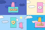 Funny Cartoon Cat Logo | FCPX, a Templates & Theme by FlashFXbox (Thumbnail 1 of 2)
