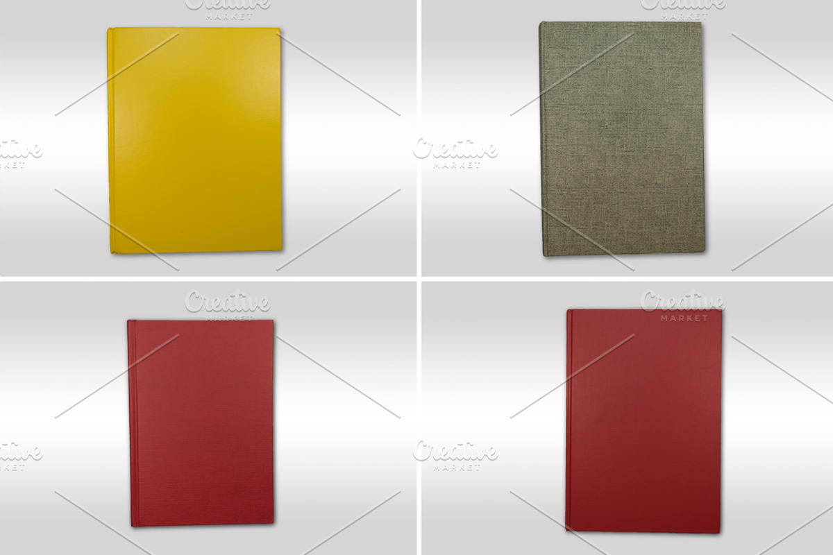 16 Book Cover Textures / Isolated preview 4
