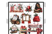 Christmas Planner Clipart, an Illustration by CraftCrateShop (Thumbnail 4 of 7)