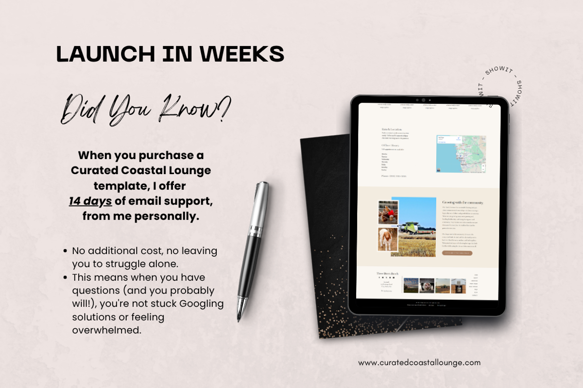 McKenzie | Showit Template for Ranch, Ag & Equestrian preview 5