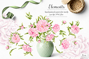 Peony Bloom Pattern & Motifs, a Pattern Graphic by Zeesi Design Garden (Thumbnail 10 of 11)
