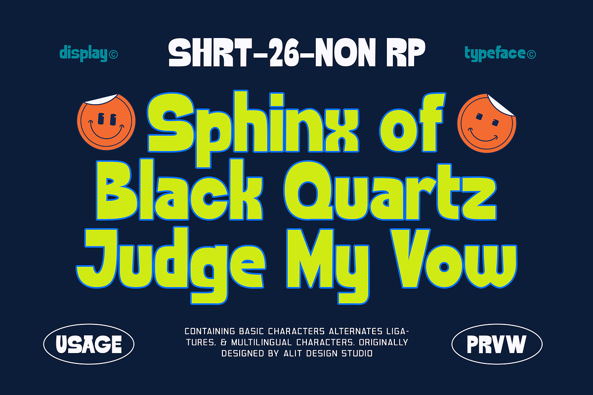 Shake Mouth Typeface, a Sans Serif Font by alit design (Photo 2 of 15)