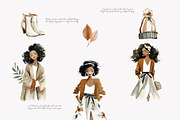 Autumn watercolor clipart set, a Decorative Illustration by Patishop Art (Thumbnail 4 of 9)