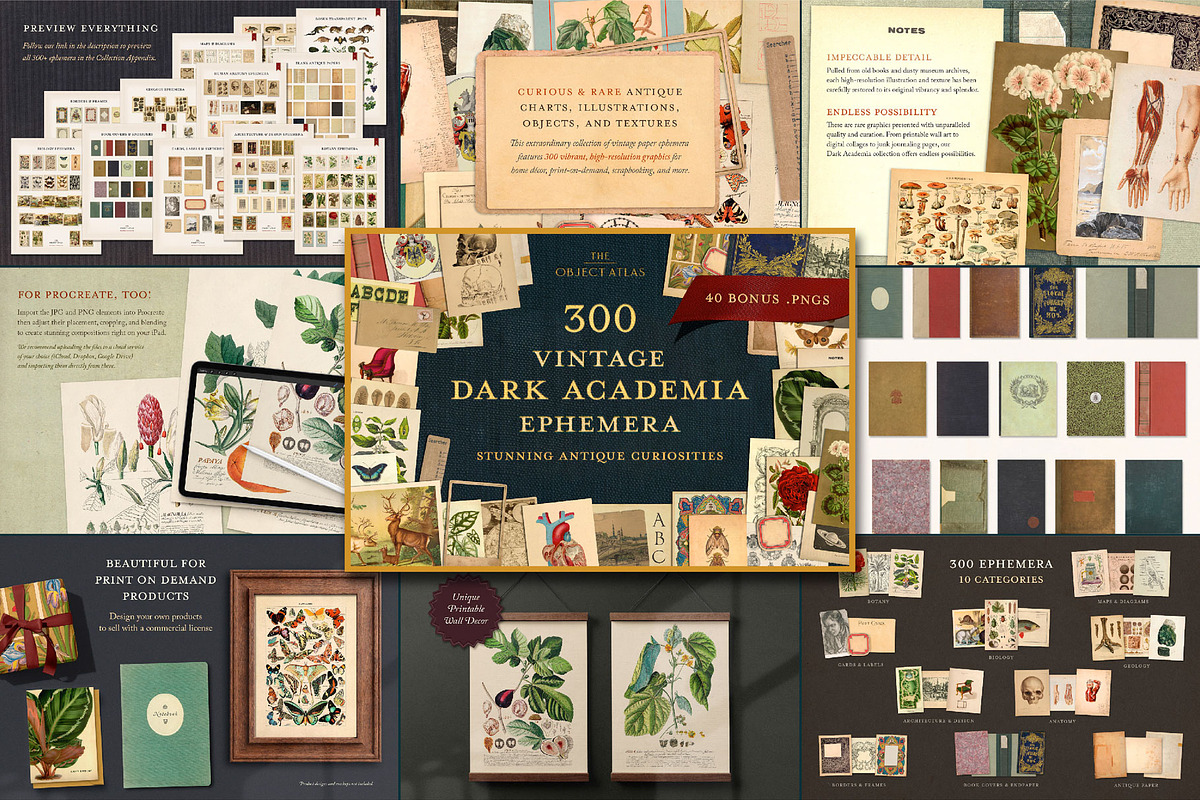 Vintage Bundle – 60% Off! – 21 Packs, an Object Graphic by The Object Atlas (Photo 13 of 26)