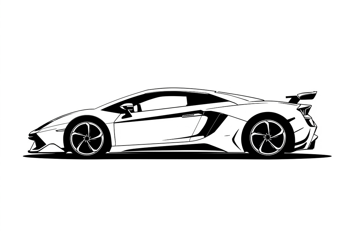 Car Silhouette Vector Art, an Illustration by musafir_fashion (Photo 9 of 9)