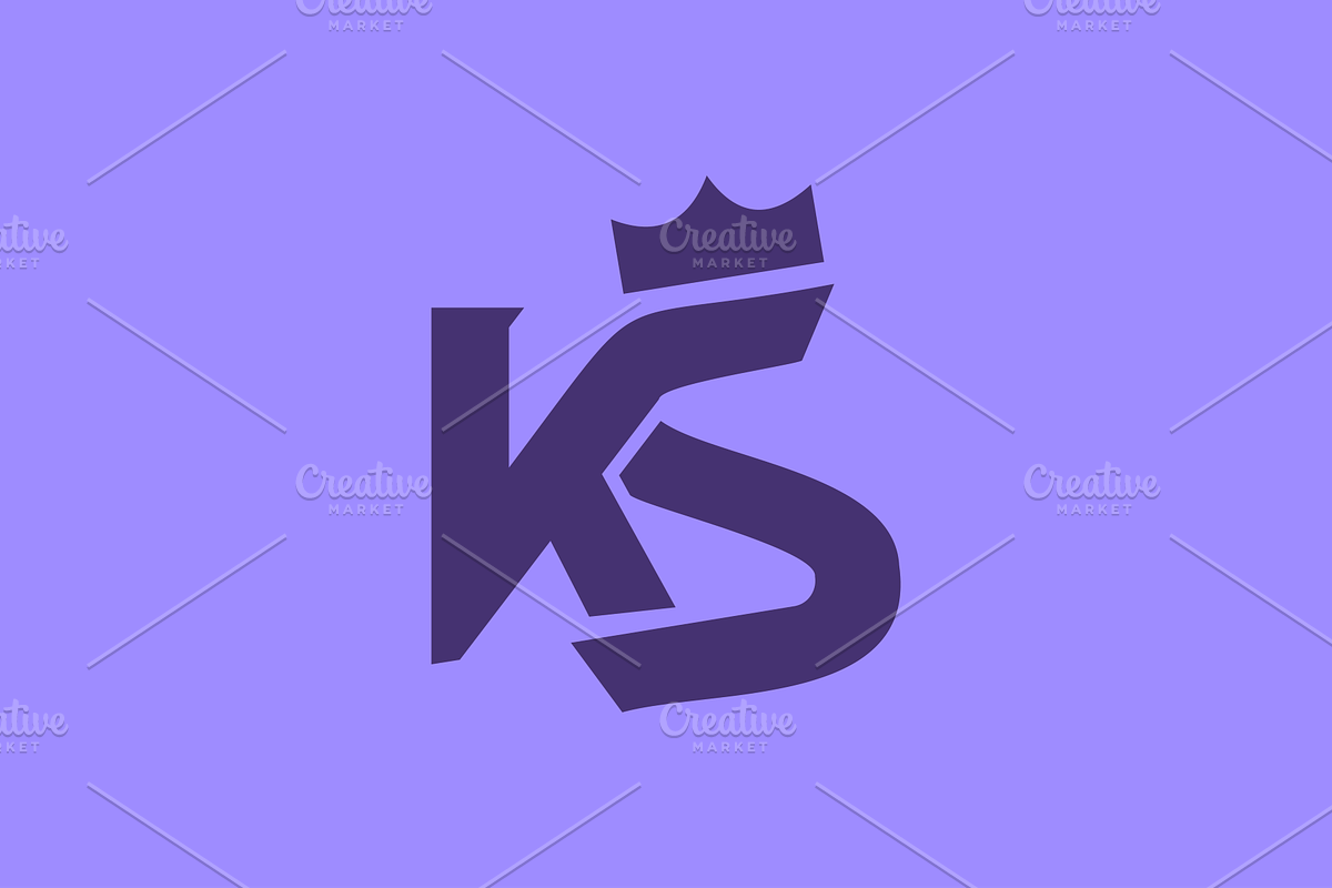 KS Letter Logo, a Branding & Logo Template by Advateik ™ (Photo 2 of 4)