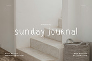 Sunday Journal · Handwriting Font, a Handwritten Font by Lagom Studio (Thumbnail 1 of 8)