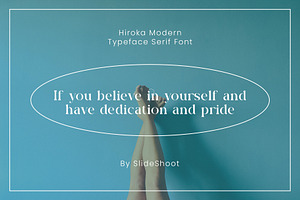 Hiroka Serif Font