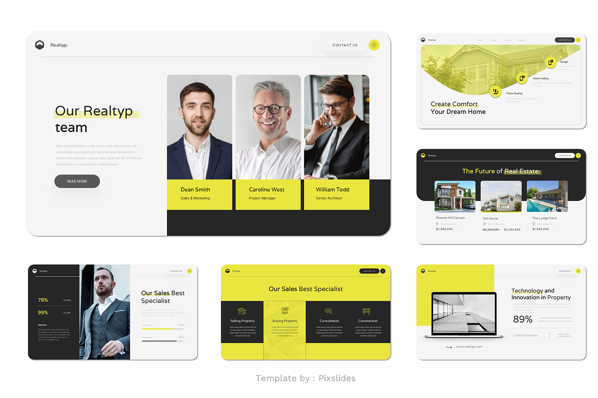 Property and Real Estate PowerPoint, a Presentation Template by Pixslides (Photo 3 of 4)
