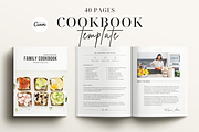 Cookbook Template CANVA, a Templates & Theme by OrganizationOasisRo (Thumbnail 1 of 10)