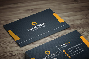 Trade Theme Business Card