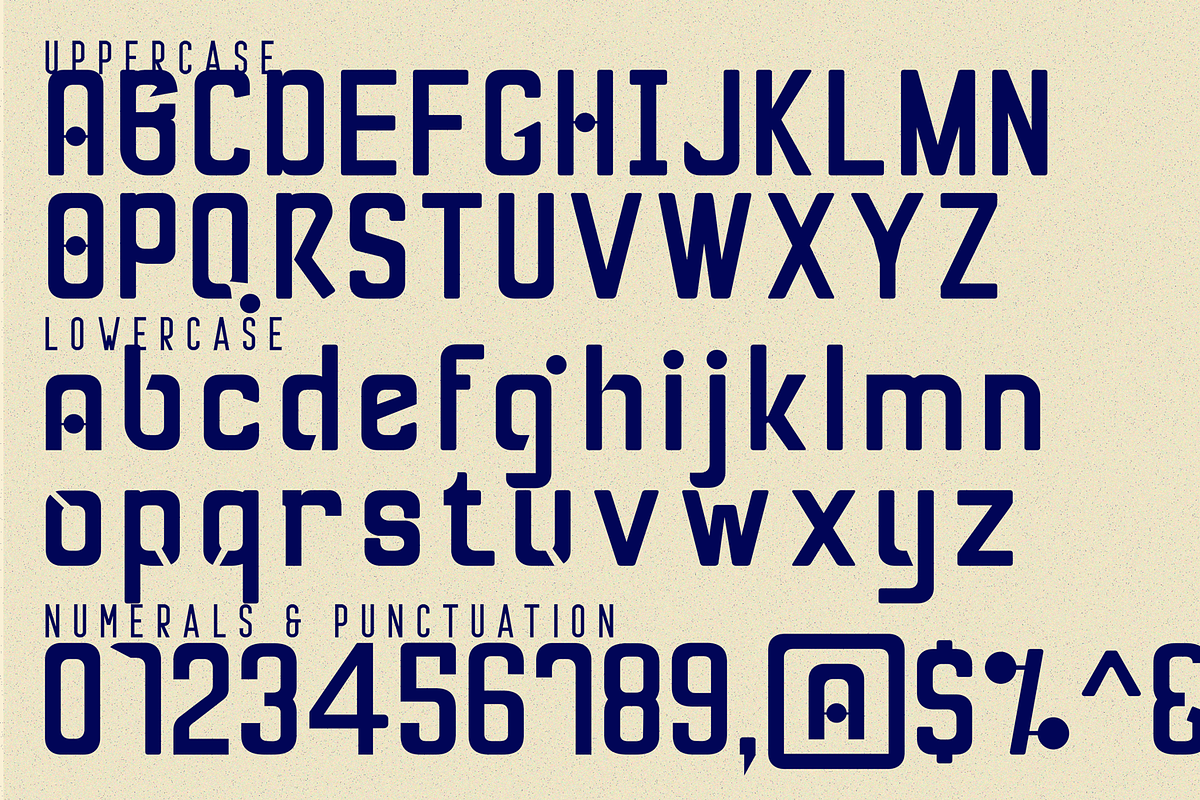 Gluttony Futuristic Font, a Sans Serif Font by 177Studio (Photo 8 of 8)