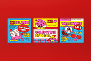Red Yellow Valentine Sale Banner, an UI Kit Template by graphicook (Thumbnail 4 of 4)