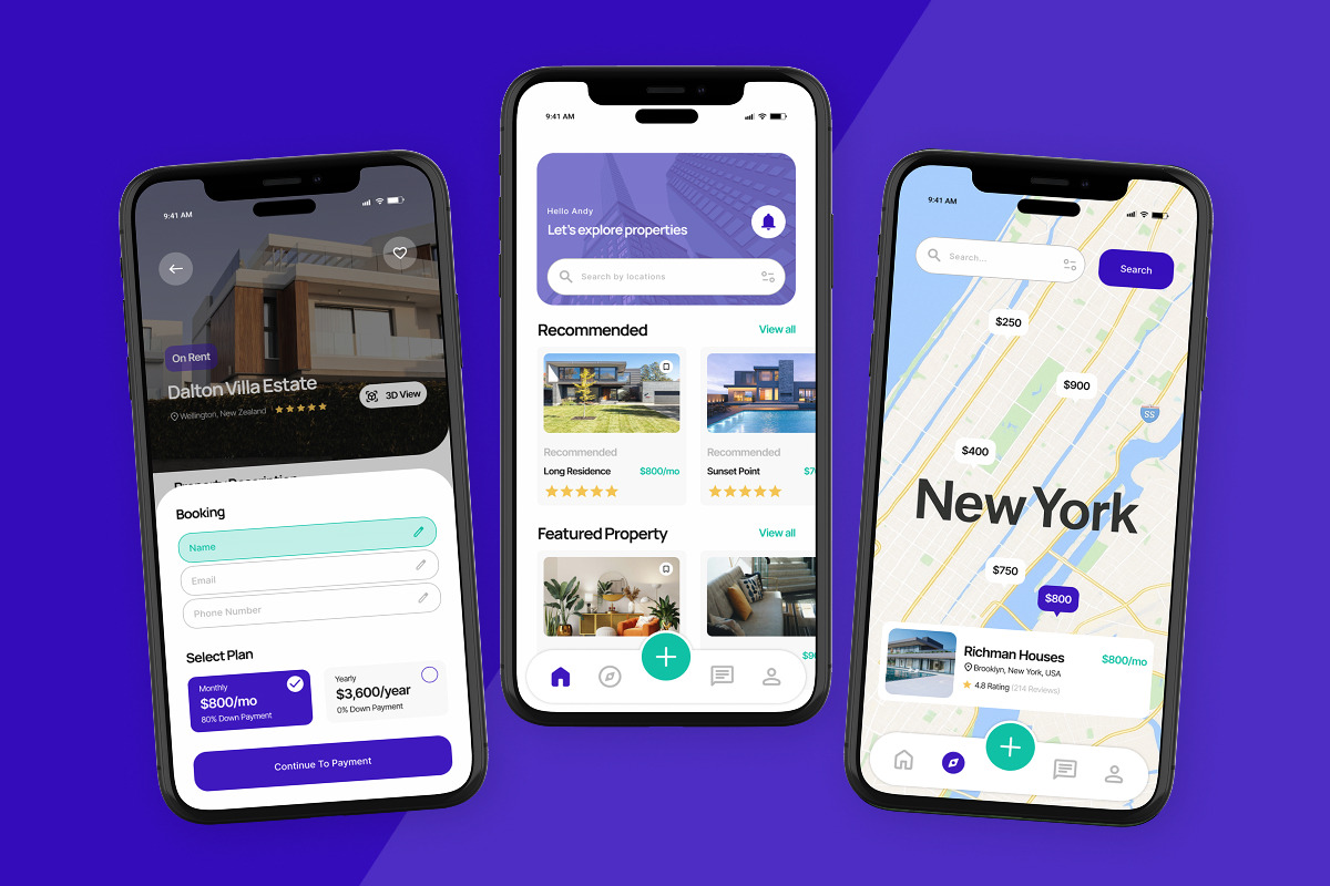 Houstate - Real Estate Property Find, an App Template by trabaskriya (Photo 4 of 5)