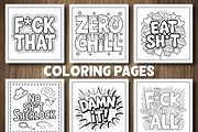 Naughty Swear Word Coloring Book, an Education Illustration by Design Station (Thumbnail 4 of 5)