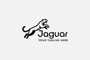 jumping jaguar cheetah tiger logo, a Branding & Logo Template by funpixel