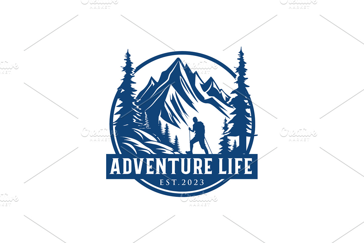 adventure logo design, an Object Graphic by e-artdesign (Photo 1 of 2)