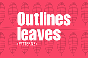 Outlines leaves-Patterns, an Illustration by himoki (Thumbnail 1 of 5)