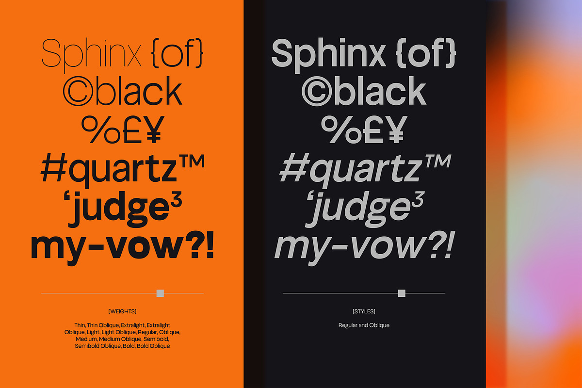 Neue Jothama - Geometric 14 Fonts VF, a Sans Serif Font by Casloop Studio (Photo 5 of 9)