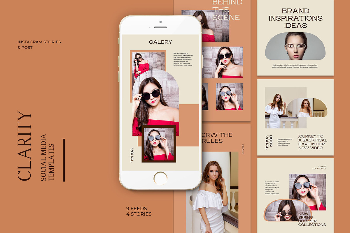 Bundle Minimalist IG | Canva & PSD, a Social Media Template by Azruca
