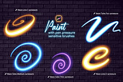 Neon Procreate Brushes, a Brush Add-On by Andrew Skoch Design (Thumbnail 9 of 12)