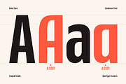 Kebal Sans - Condensed Font, a Sans Serif Font by Graptail (Thumbnail 4 of 19)
