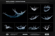 Water Splash Overlays, a Texture Graphic by Cursedesign (Thumbnail 4 of 5)