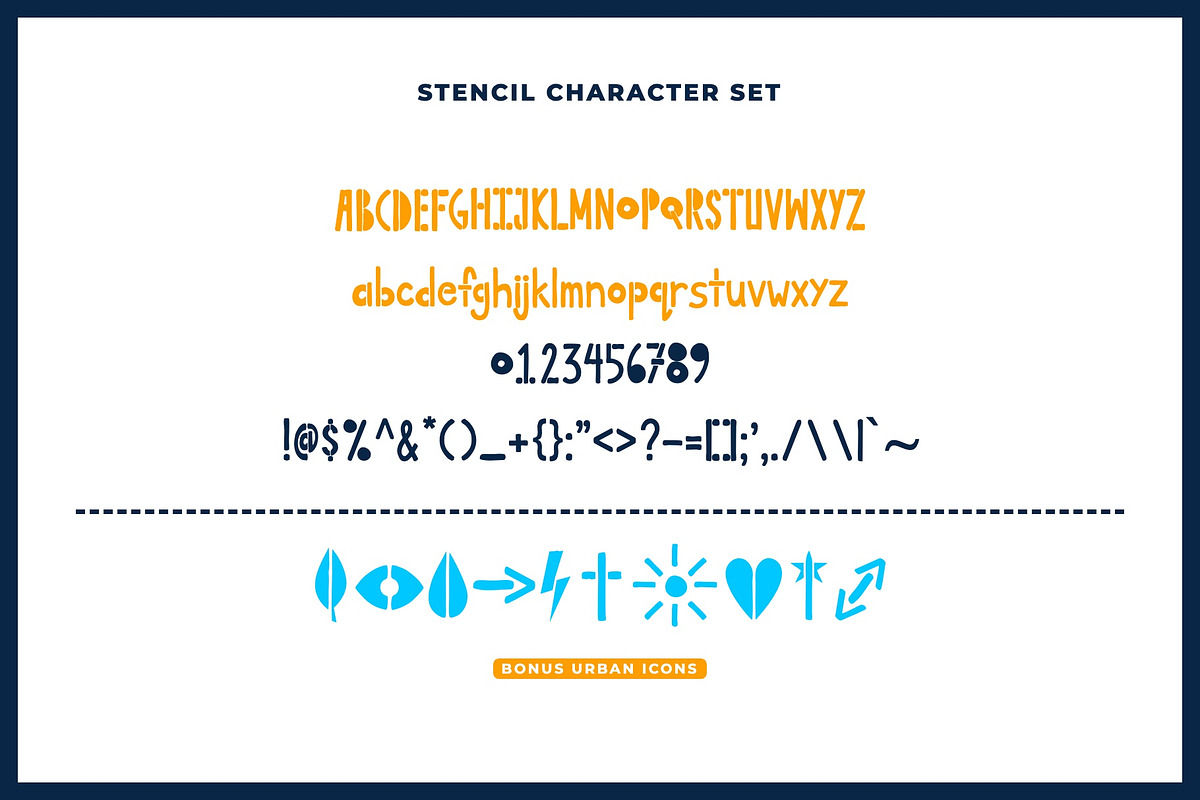 Quirky Stencil Decorative Font, a Handwritten Font by Graphic Spirit (Photo 2 of 8)