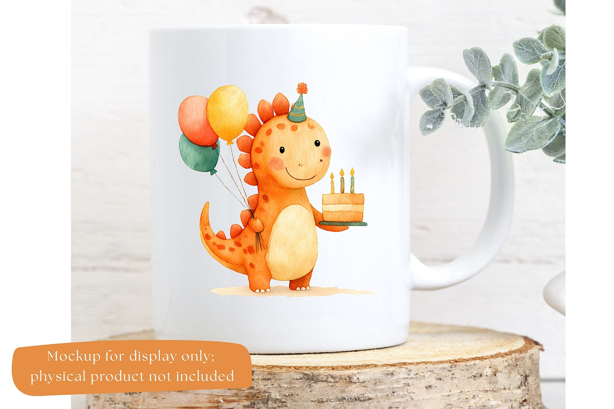 Cute Dinosaur Clipart + Patterns, an Animal Illustration by Nicole Branger Art (Photo 18 of 27)